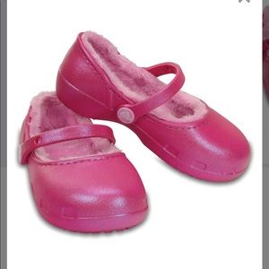 CORCS lined Karin clog pink for girls